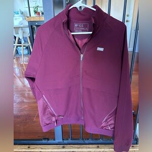 Figs Women's Burgundy “Scrubs” Jacket